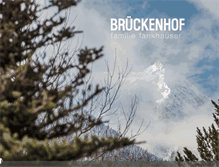 Tablet Screenshot of brueckenhof.at